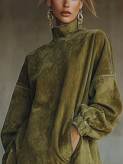 Amarinda | Felpa Oversized con dettaglio di Flecos