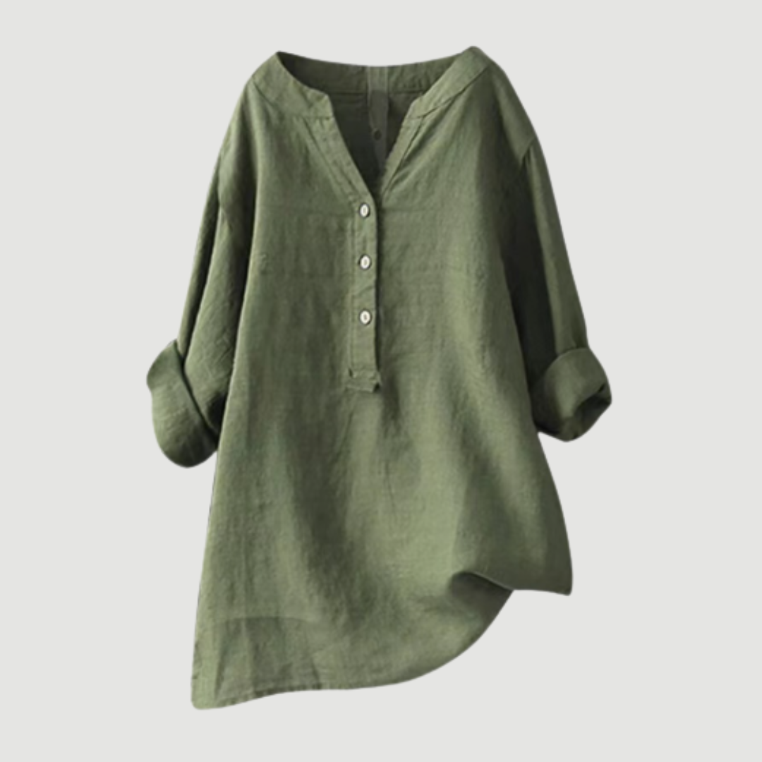 Nayeli™ - CAMICIA LEGGERA E COMODA CON BOTTONI