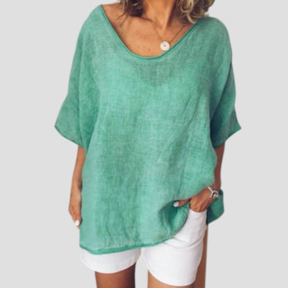 ANNA: BLUSA COMODA E AMPIA nelle REDONDECES