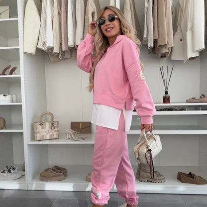 LIORENYAE – SET DI FELPA CON CAPUCHA CASUAL
