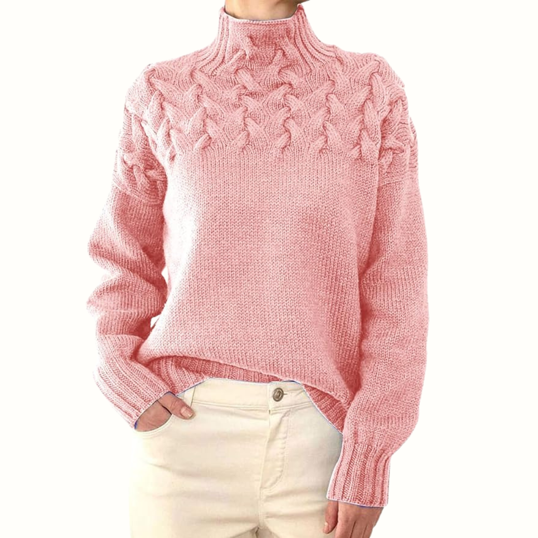 Elena | Maglione a collo alto in lana
