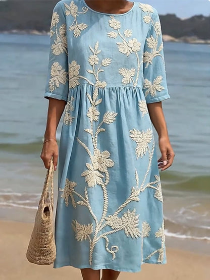 Abito casual di donna con Stampa floreale.