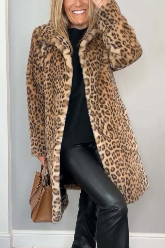 Rosa™ | Cappotto invernale Leopardato