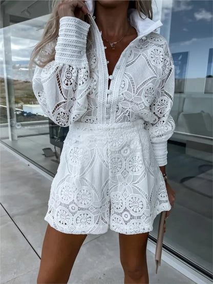 Amelina - Set di Pizzo Elegante