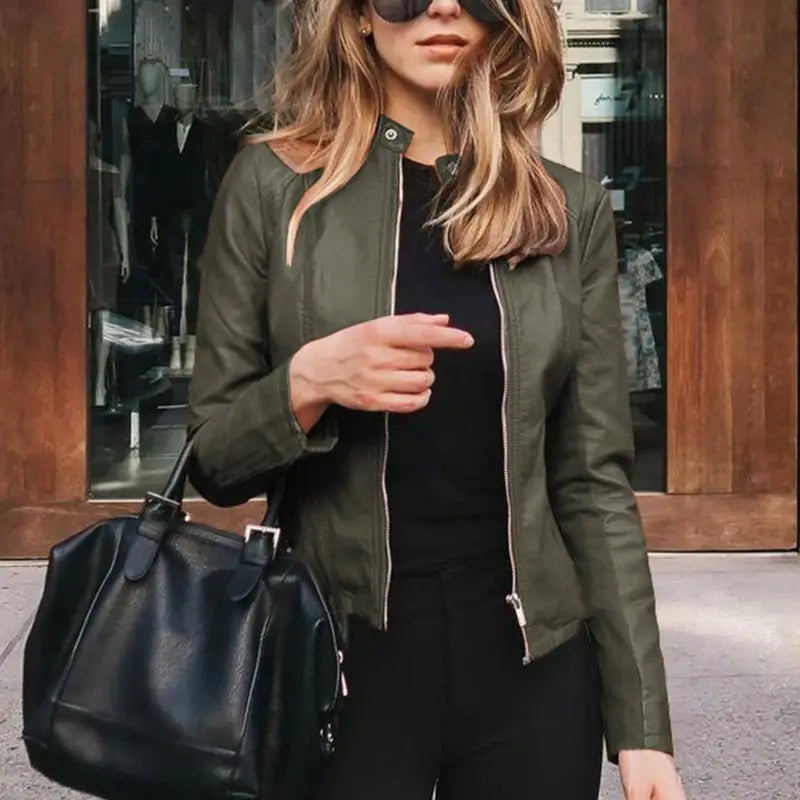 HARRIET | Giacca in pelle elegante da donna
