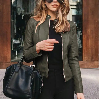 HARRIET | Giacca in pelle elegante da donna