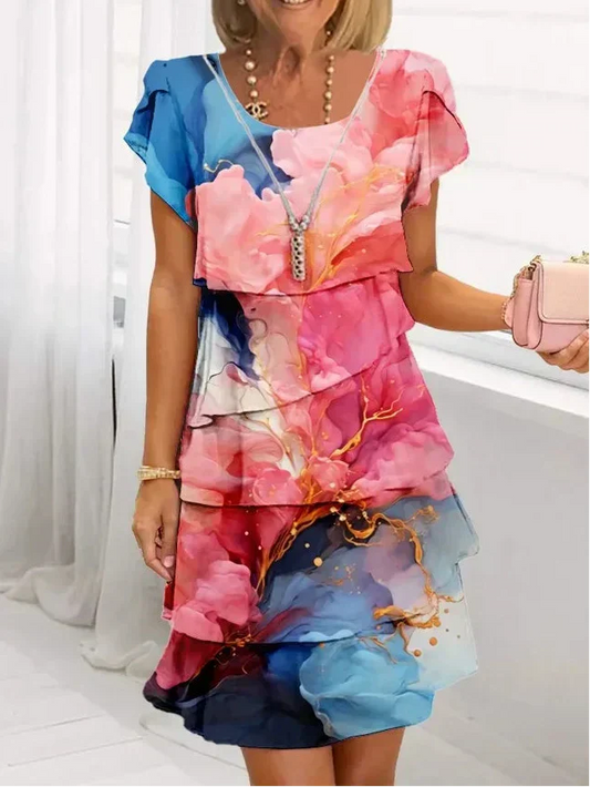 Caroline | Abito Rizado Elegante e confortevole
