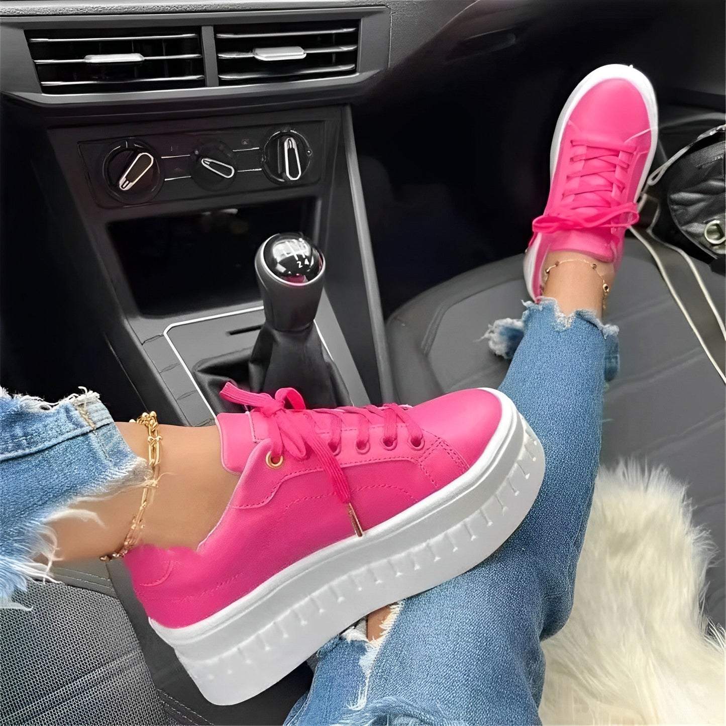 Valerie - Sneakers con platform e suola gruesa per donna