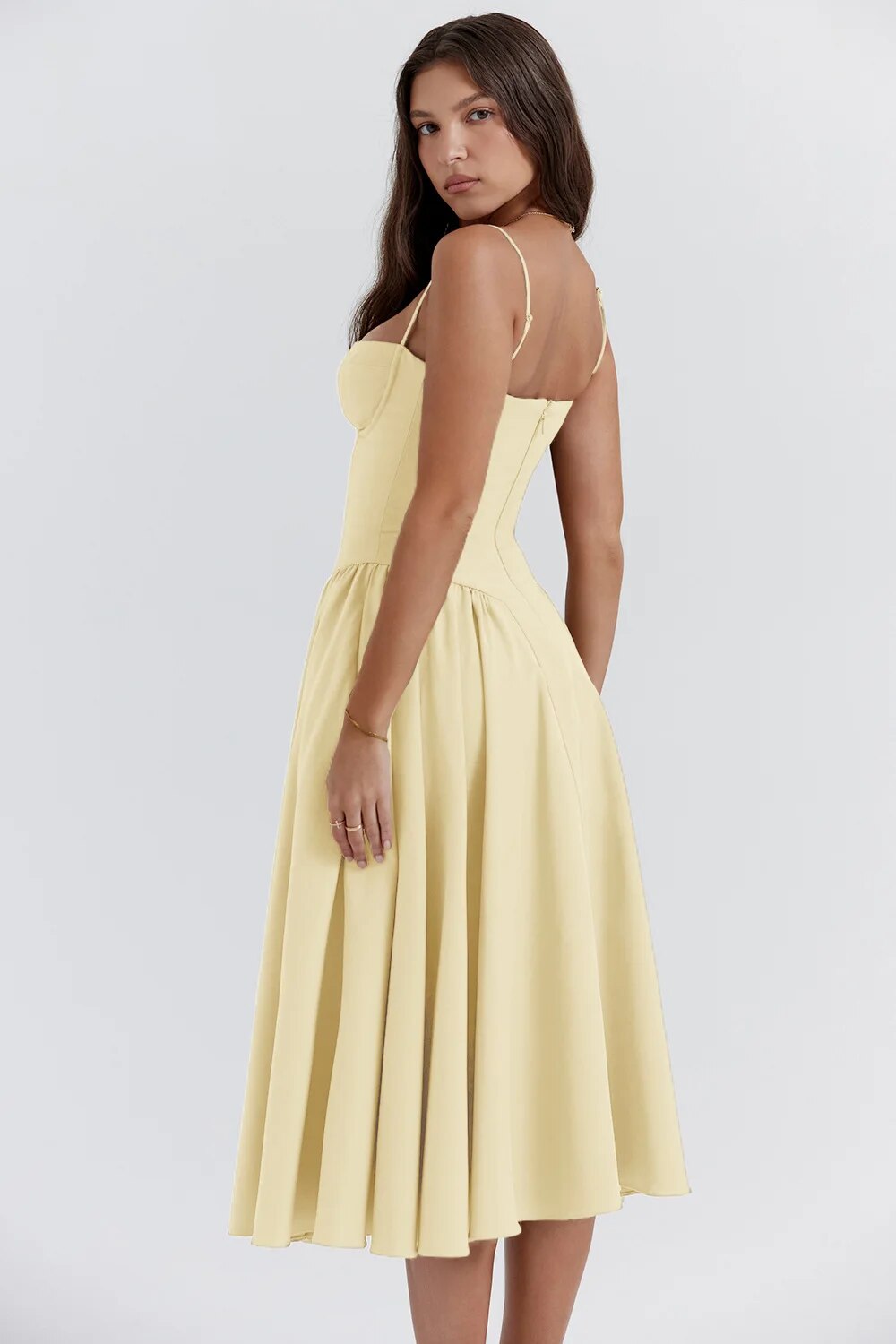 Elara | Abito di Sole con Corsetto Elegante