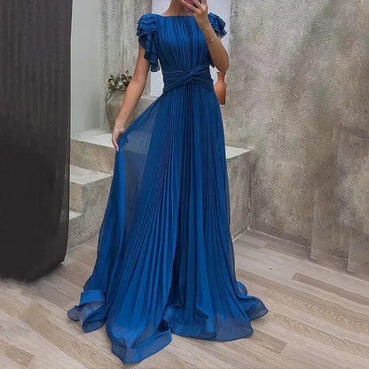 Abito da sera Plissettato Elegante - Alta Costura Senza tempo