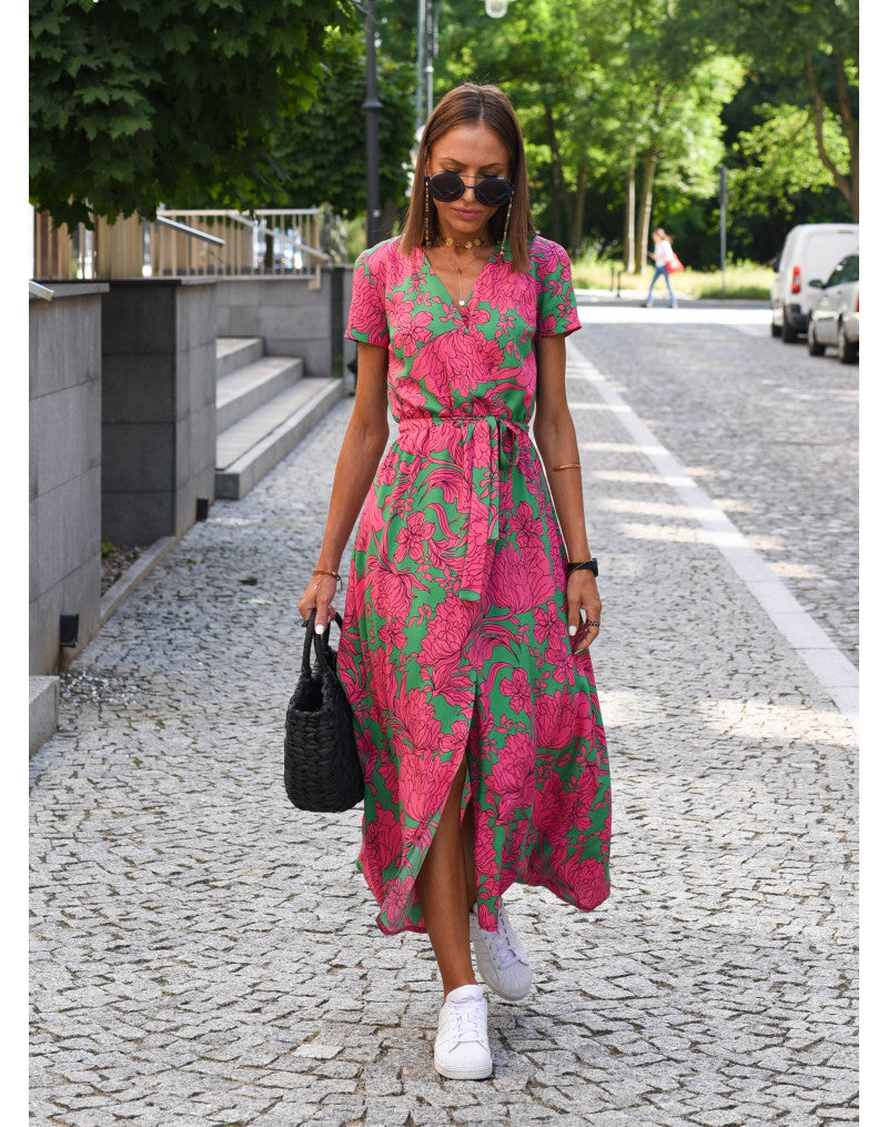 Nadia | Abito Elegante con Stampato