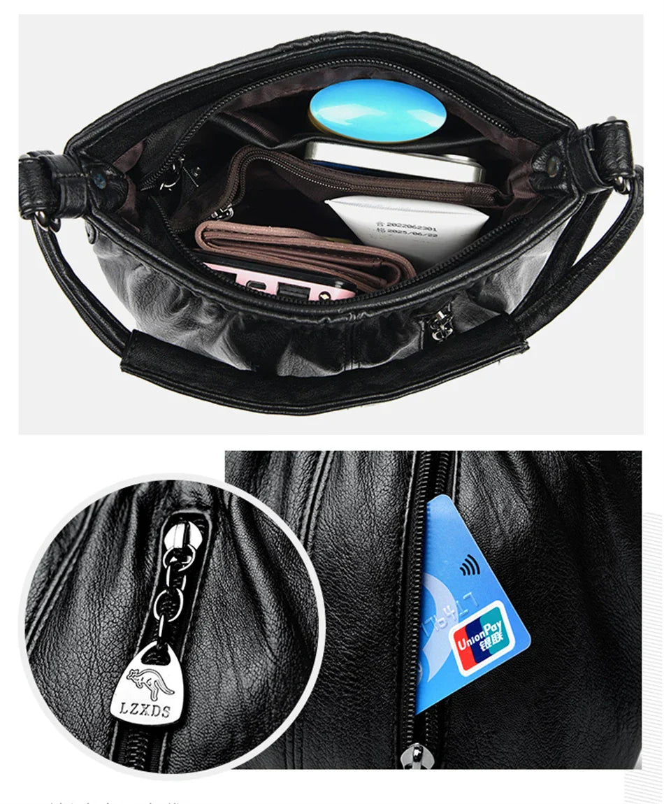 Borsa a Mano Contemporanea Multistrato