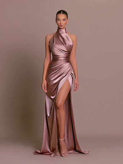 Cleo - Abito Maxi Con Corte Elegante