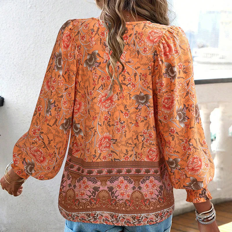 ANIKA I BLUSA FLOREADA