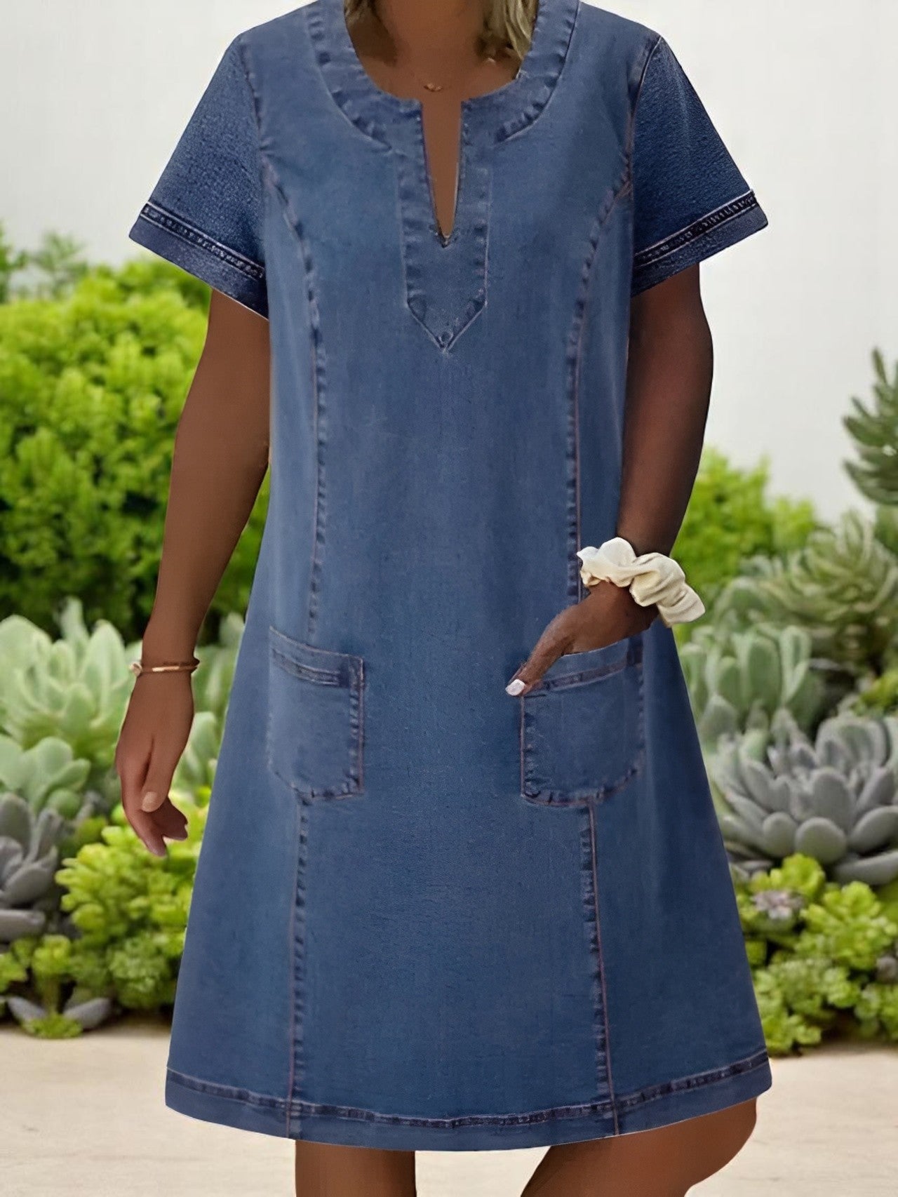 CARYS – ABITO DI DENIM MORBIDO