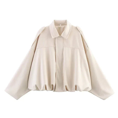 Giacca Diana – Bomber oversize Verde oliva