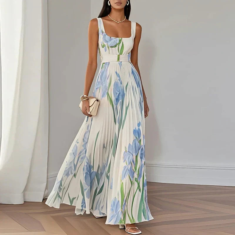 Claudia™ | Abito maxi A-Line Floreale