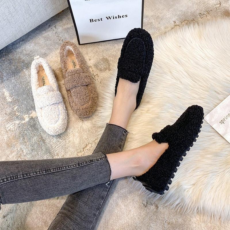 Alessandra - Pantuflas di Lana Avvolgenti