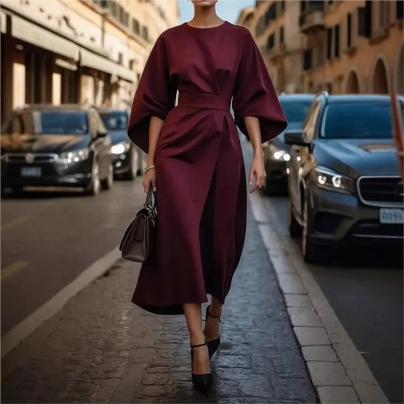 Isabella™ - Abito casual comodo con girocollo