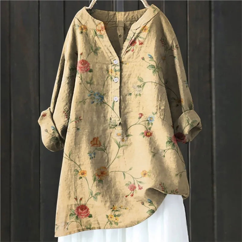 BLUSA LARGA DI FIORI ISALINE
