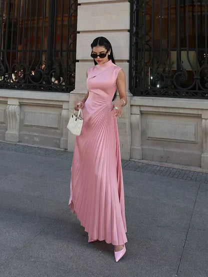 Ellison - Abito Maxi Drapado Elegante