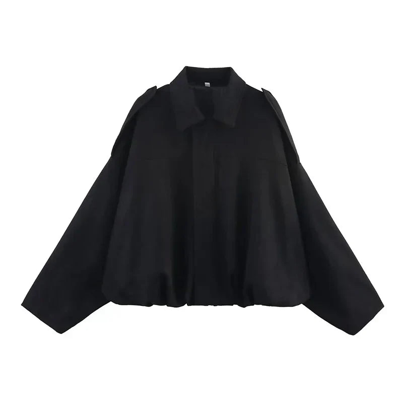 Giacca Diana – Bomber oversize Verde oliva