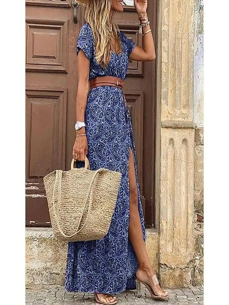 Vivienne | Abito midi floreale plissettato