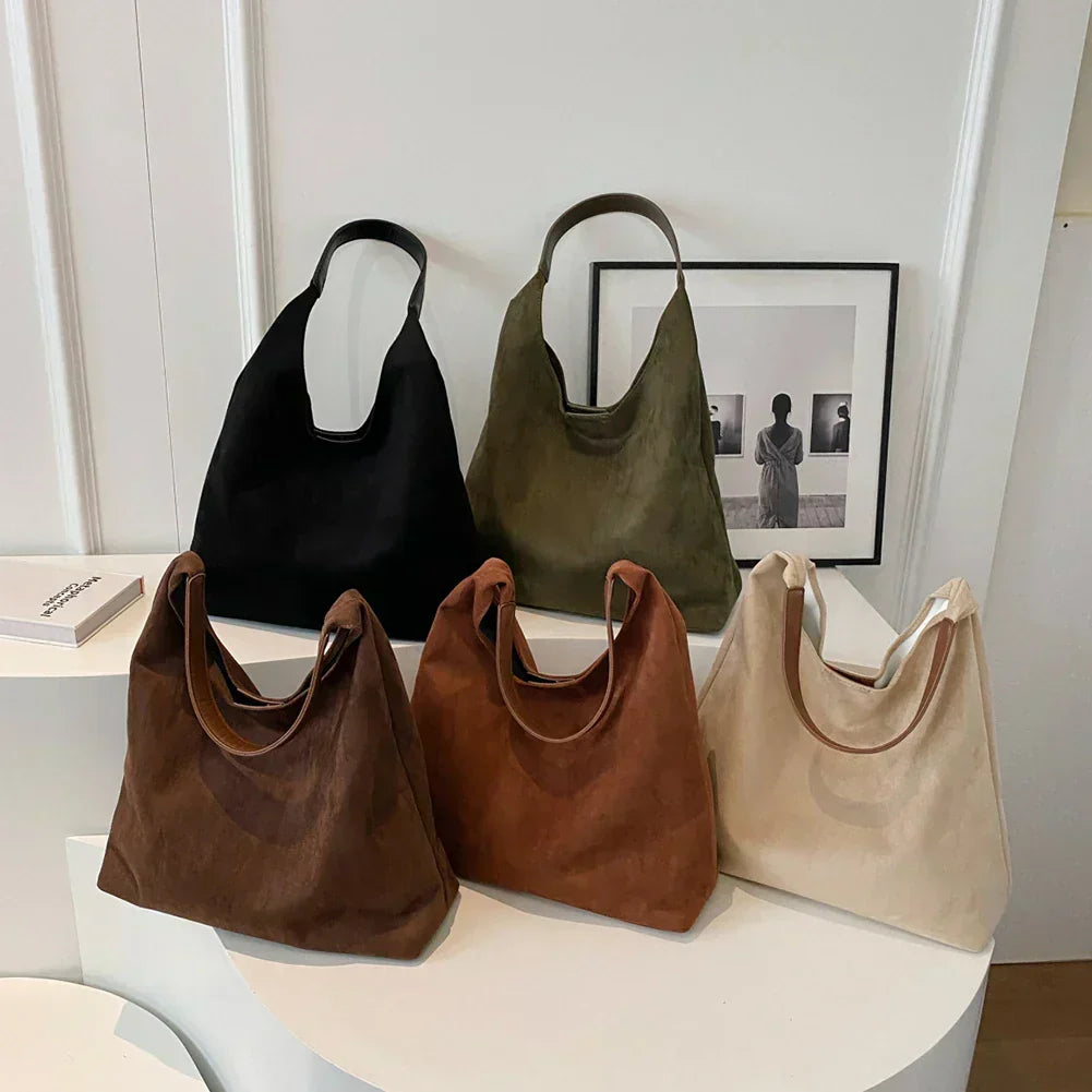 Jada | Borsa tote di Camoscio
