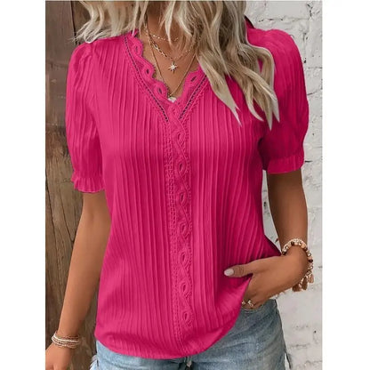 Mélissa | Blusa elegante con Dettagli Delicati