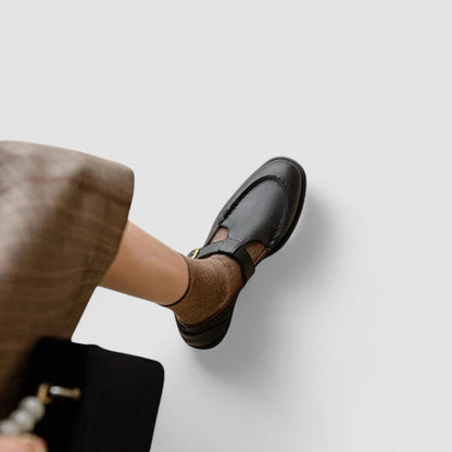 Avery - Scarpe ortopediche di punta quadrata Mary Jane