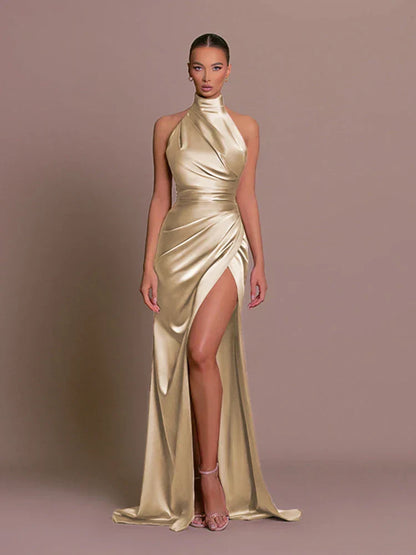 Cleo - Abito Maxi Con Corte Elegante