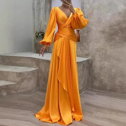 Aubrie - Elegante Abito maxi Fluido