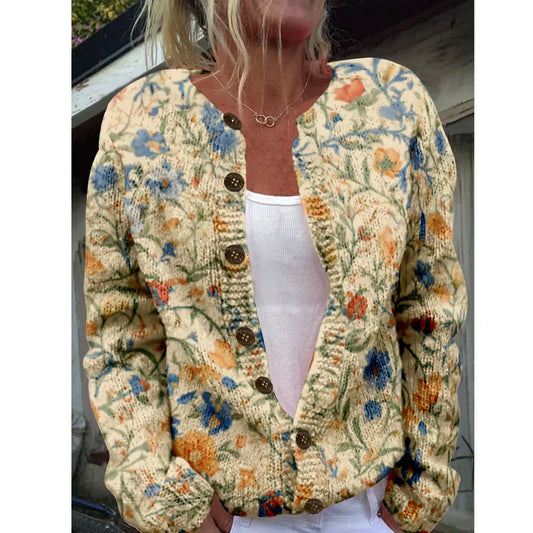 Ophelia | Cardigan chic con stampa