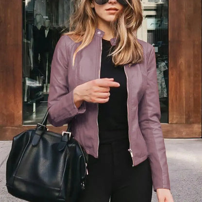 HARRIET | Giacca in pelle elegante da donna