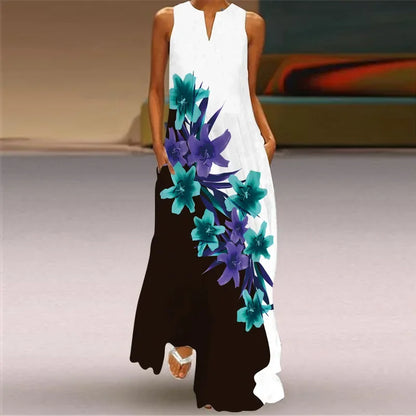 MONICA – ABITO MAXI FLORECER IN SILENCIO