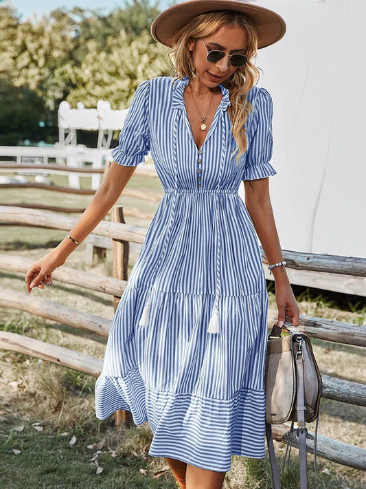 Bernice | Abito Classico a righe