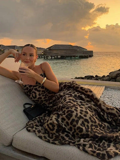 Antonella - Abito maxi Leopardo