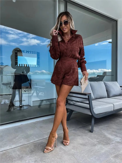 Amelina - Set di Pizzo Elegante