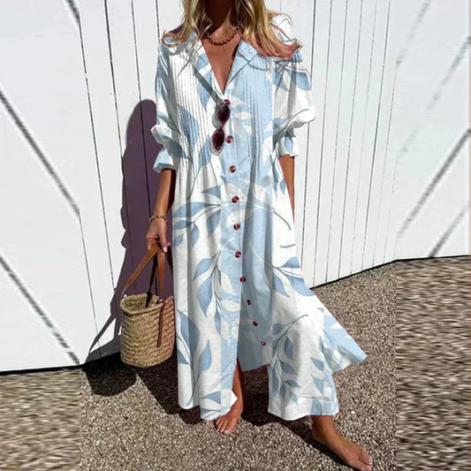 ISLA – ABITO MAXI BOTTONE BRISA COSTERA