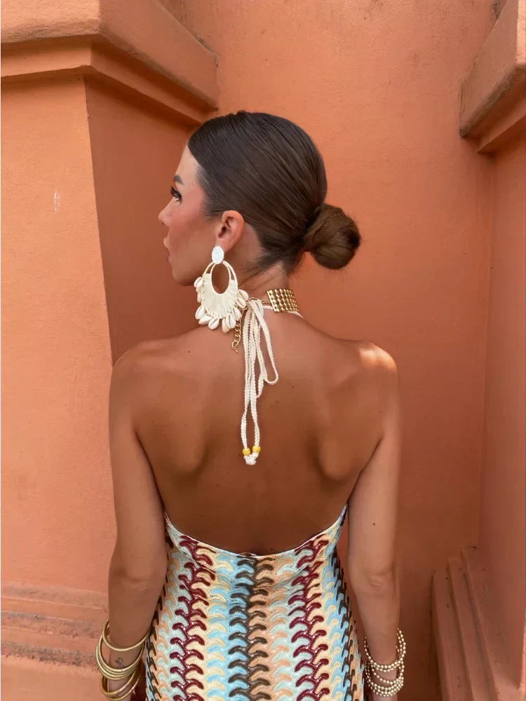 Dilara | Abito Maxi Senza Schiena