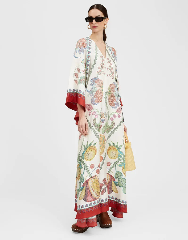 Abito maxi Floreale Esculpido Eleganza™