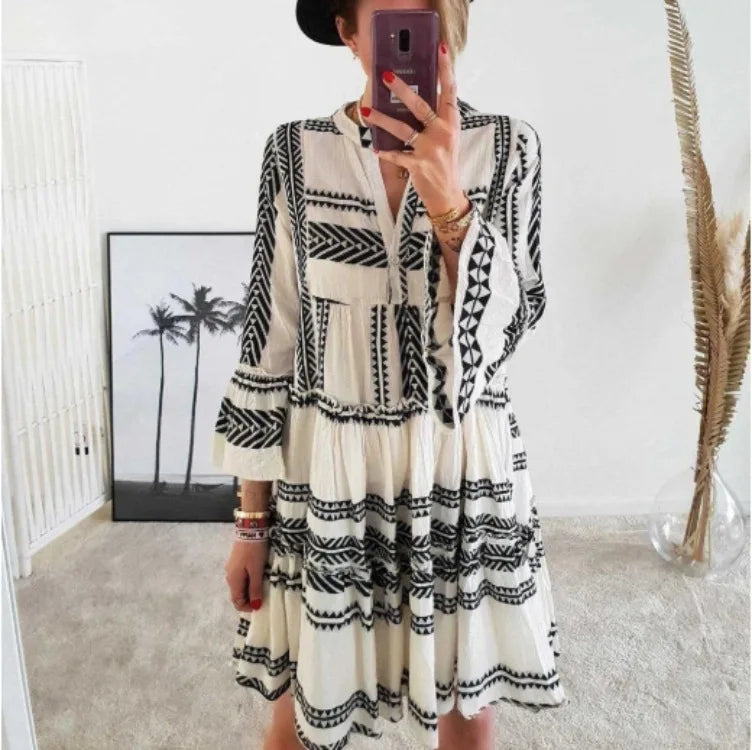 Carylle ~ Abito Boho Fresco