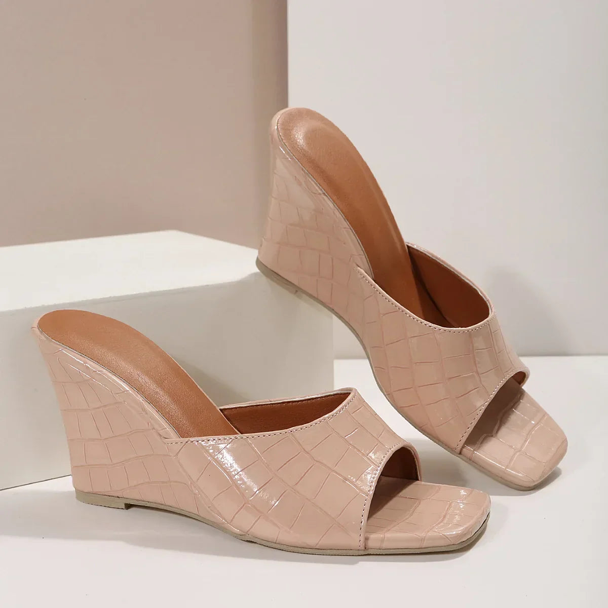 Michele - Sandali con Zeppa Eleganti