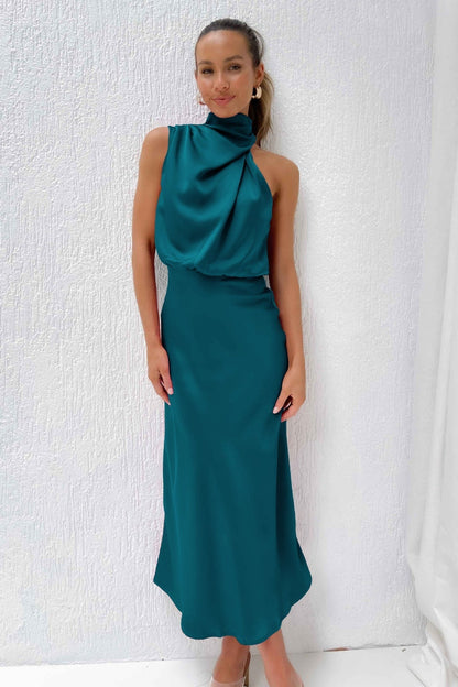 MADDIE – ABITO ELEGANTE CON SCOLLO DRAPPEGGIATO