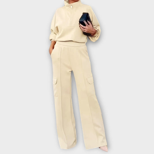 Completo di Lounge Cargo Elegante con Pierna Ancha