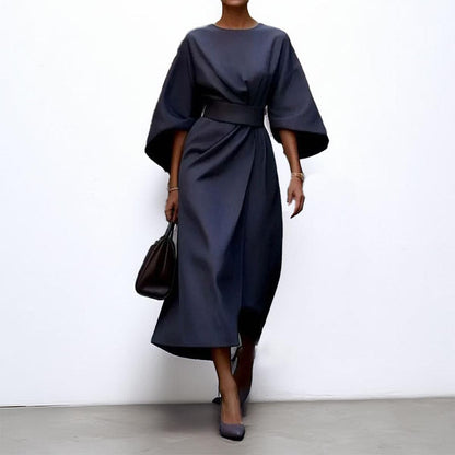 Robe Lunga Elegante Manica Murciélago
