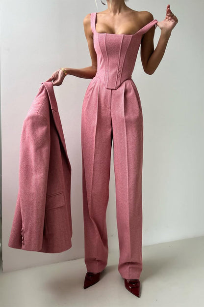 Grace | Set tre pezzi con Blazer di Doppio Bottone