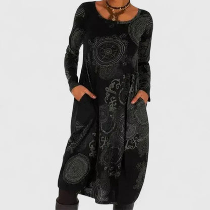 ELIZA – ABITO LUNGO DI MANICA LUNGA SUEÑO BOHO