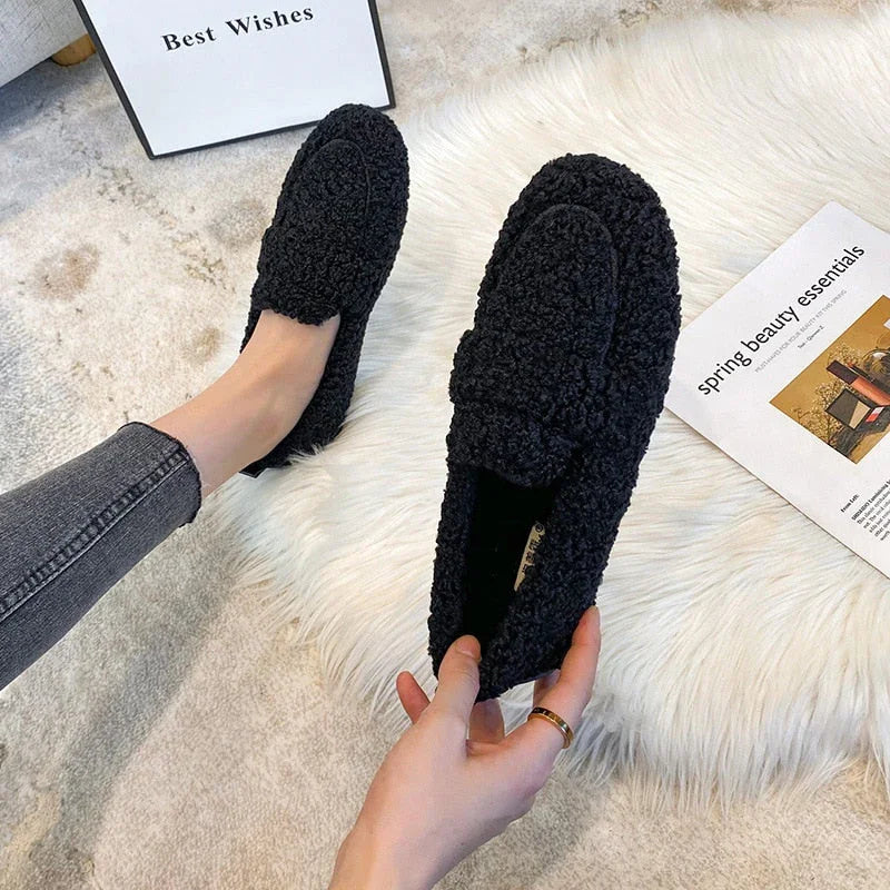 Alessandra - Pantuflas di Lana Avvolgenti