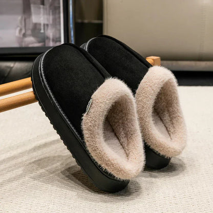 Pantuflas di Donna di Felpa per Interna con Fodera Cálido e Suola Antideslizante